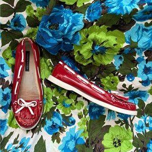 Vintage Tommy Hilfiger red flats size 5.5